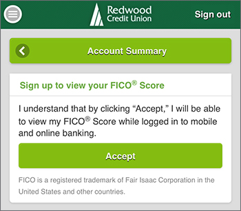 Image of Sign up to view your FICO<sup>®</sup> Score