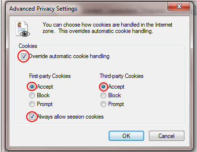 Advanced Privacy Settings