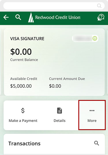 Changing my credit/debit card PIN mobile step 2