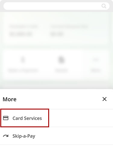 Changing my credit/debit card PIN mobile step 3