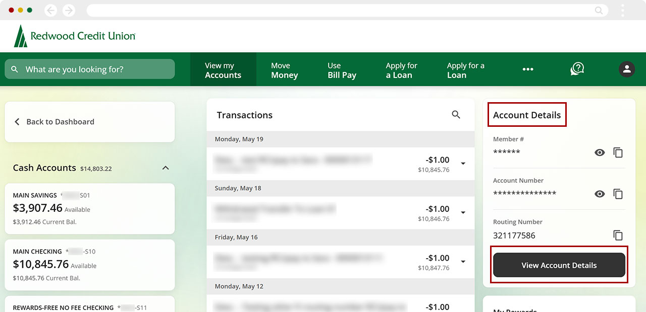 Renaming accounts on desktop, step 2