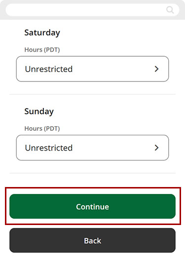 Adding a User Mobile step 9
