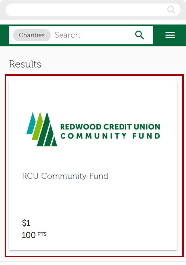 Redwood Rewards redeem cashback mobile step 3