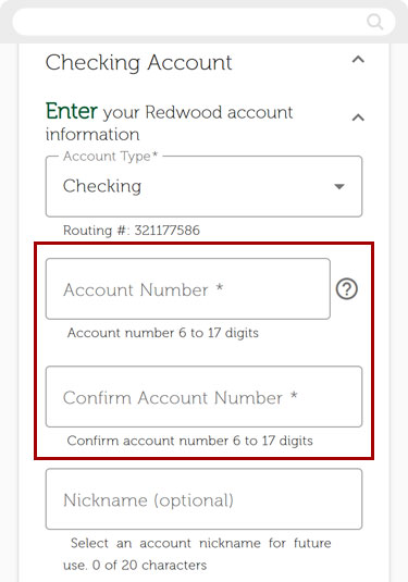 Redwood Rewards redeem cashback mobile step 4