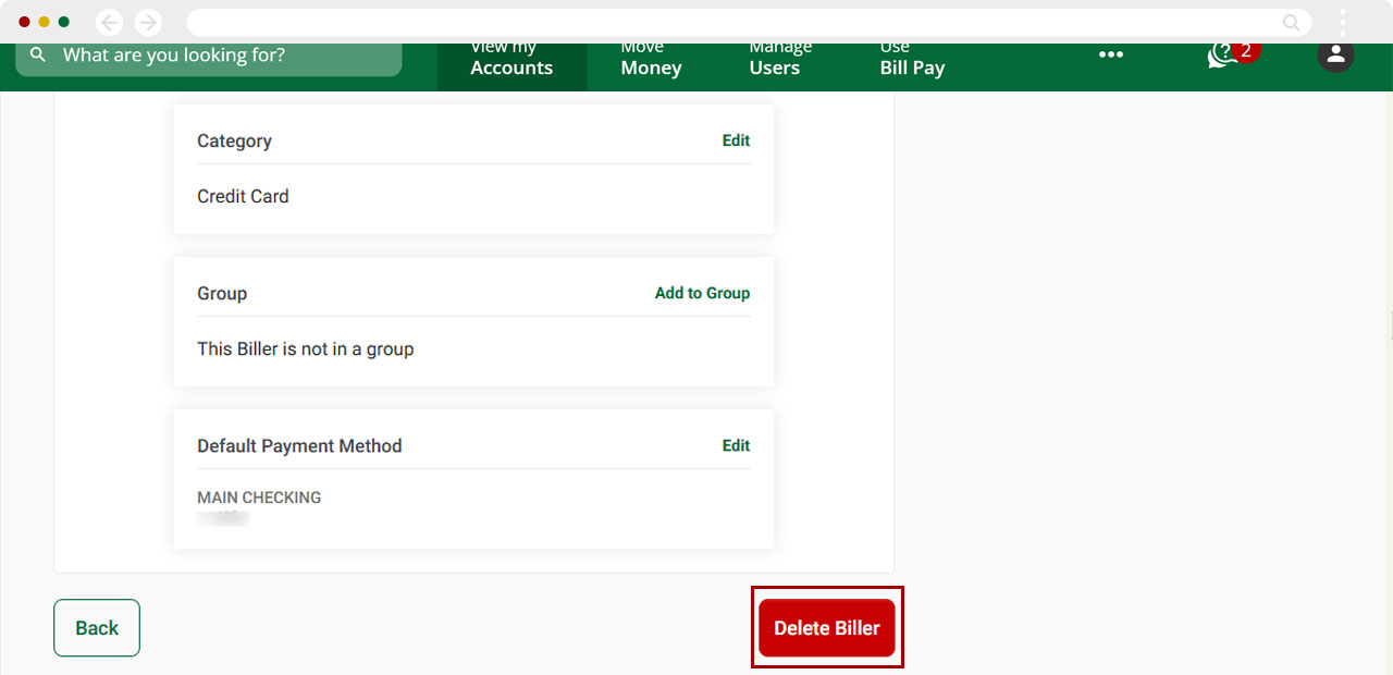 Edit alerts in desktop, step 1