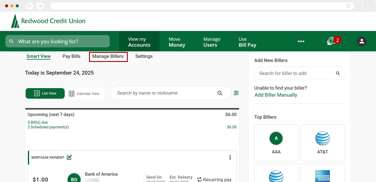 Set up alerts in desktop, step 1