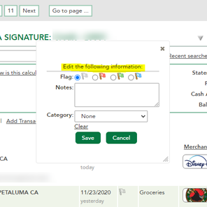 Add Transaction Information