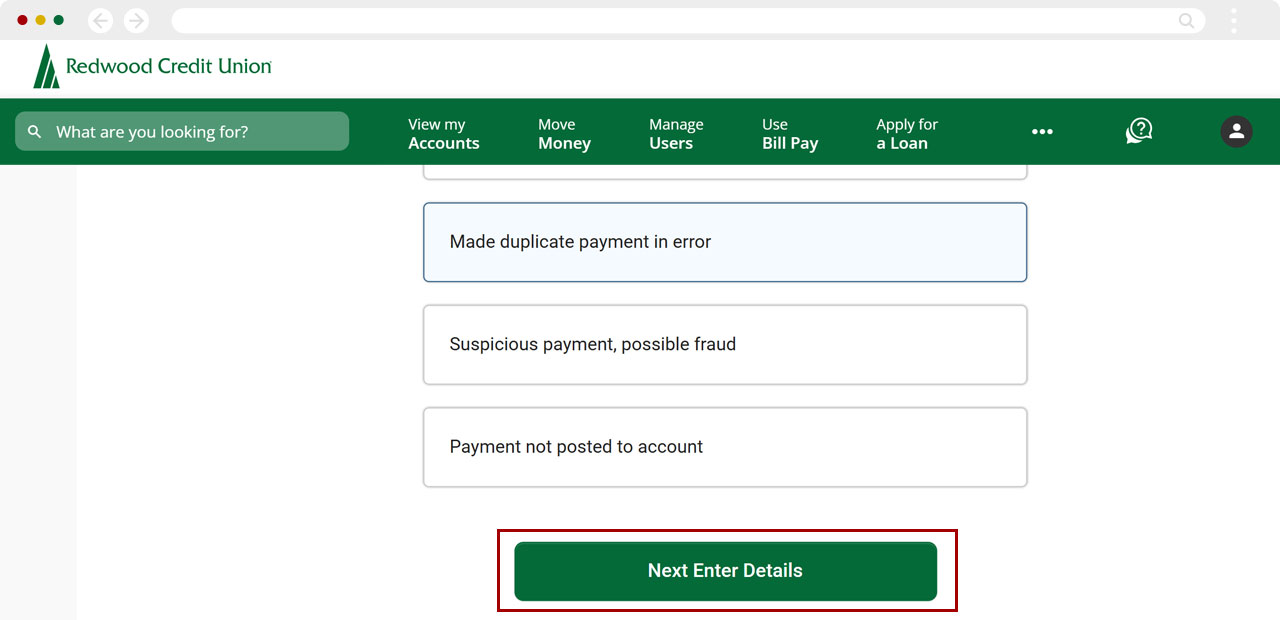 Bill Center: How to Submit a Research Request desktop step 8