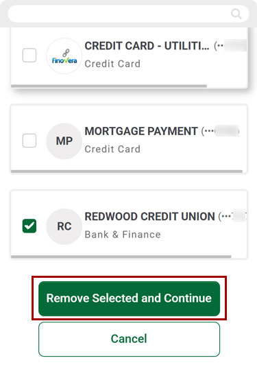Bill Center: How to edit a group mobile step 12