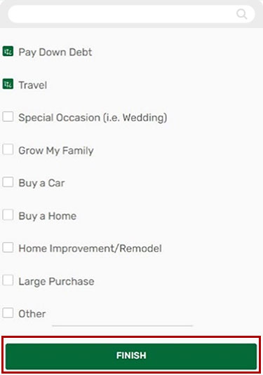How to use financial health check up mobile step 6