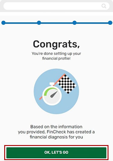 How to use financial health check up mobile step 7
