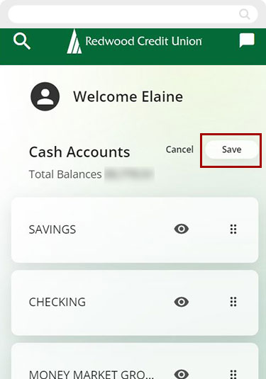 my digital banking account, I do not see some of my accounts mobile step 3