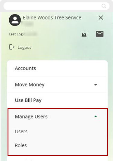 Managing Sub-users mobile step 3