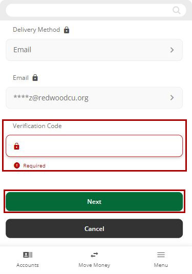Adding a User Mobile step 6