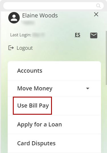 Bill Pay: How to Edit/Delete Payment mobile step 2