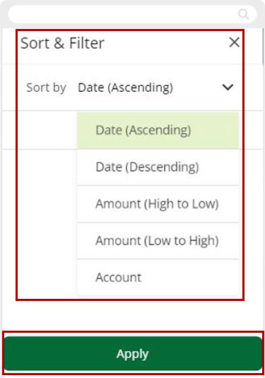 View, change, or cancel a scheduled transfer/payment mobile step 3