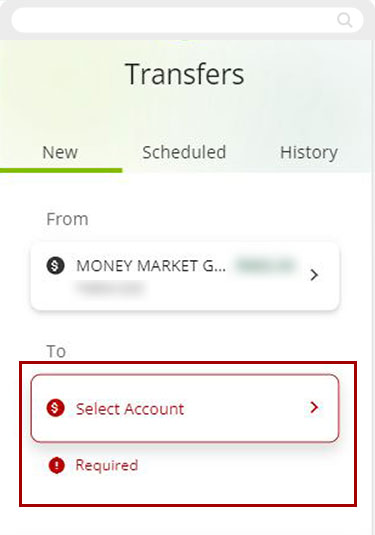 How to make a payment from account at another financial institution mobile step 4