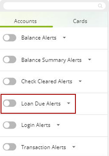 How do I set up, view, or edit loan due date reminders mobile step 4