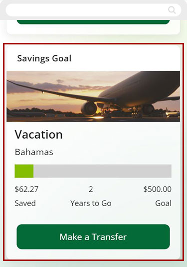 add savings goals to my account in digital banking mobile step 7