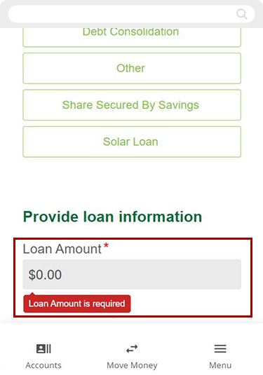 Increase my existing overdraft line of credit mobile step 4