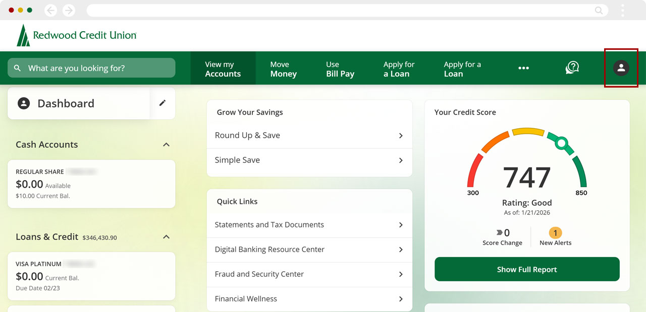 How to opt out of Credit+ desktop step 1