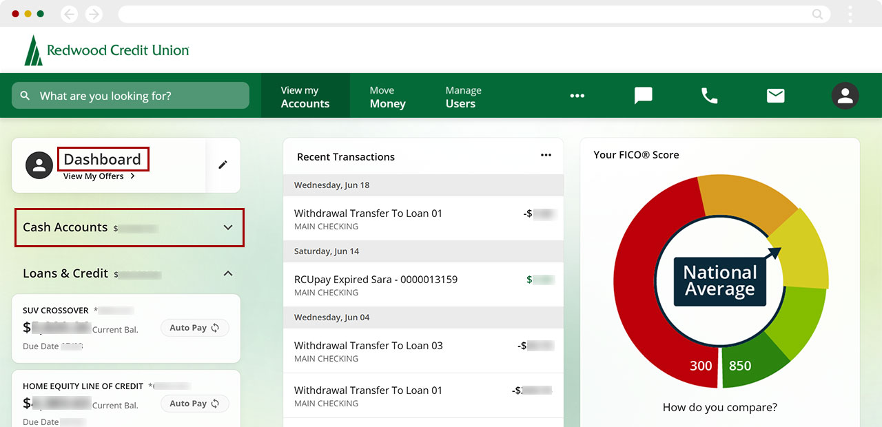 Check if my direct deposit was posted desktop step 1