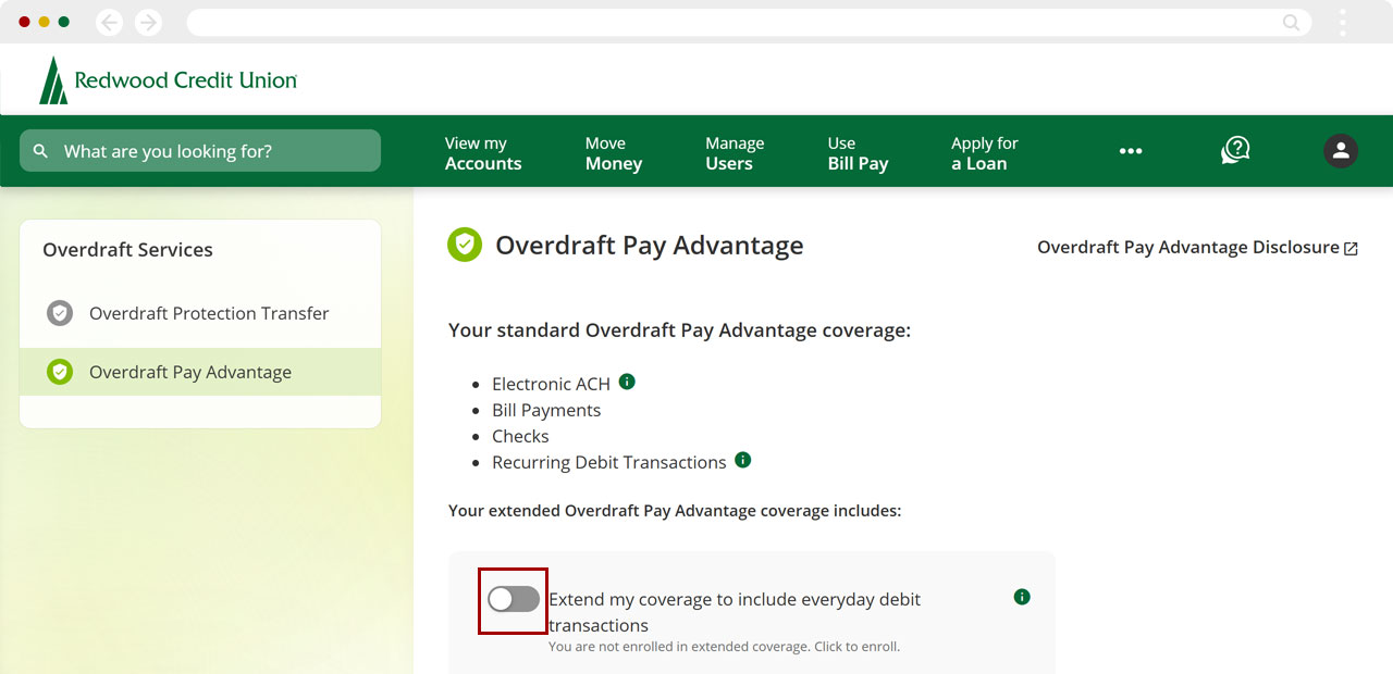Changing your OPA enrollment in desktop, step 3b