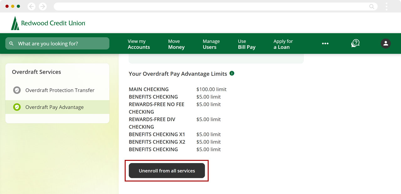 Changing your OPA enrollment in desktop, step 4