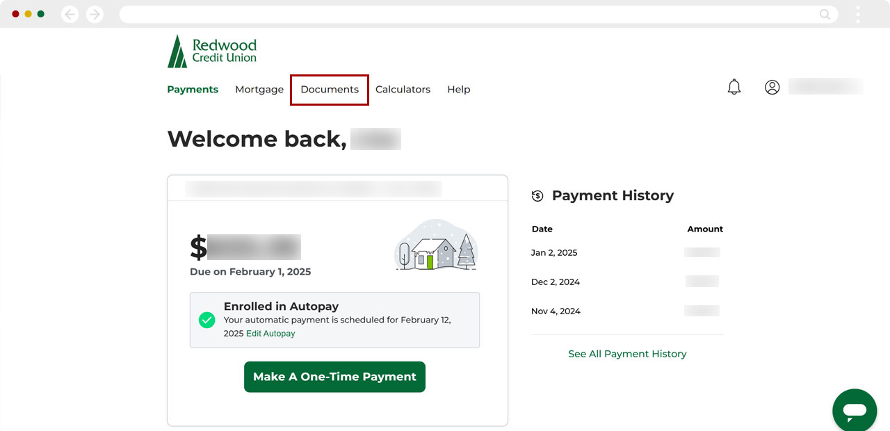 Finding mortgage tax statements in desktop, step 3