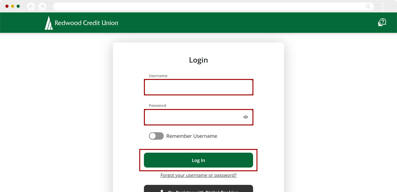 Accessing investment account details in digital banking using a desktop computer, step 2