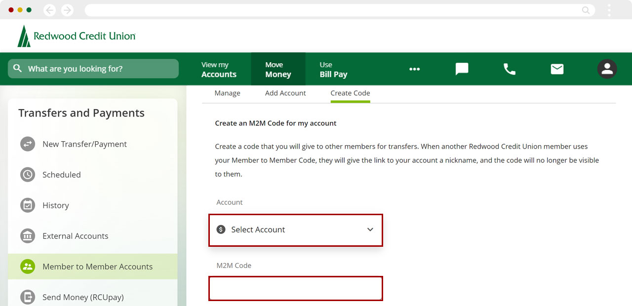 Creating M2M codes in desktop, step 4