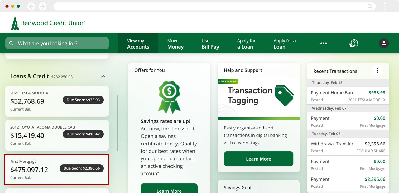 Finding mortgage tax statements in desktop, step 1