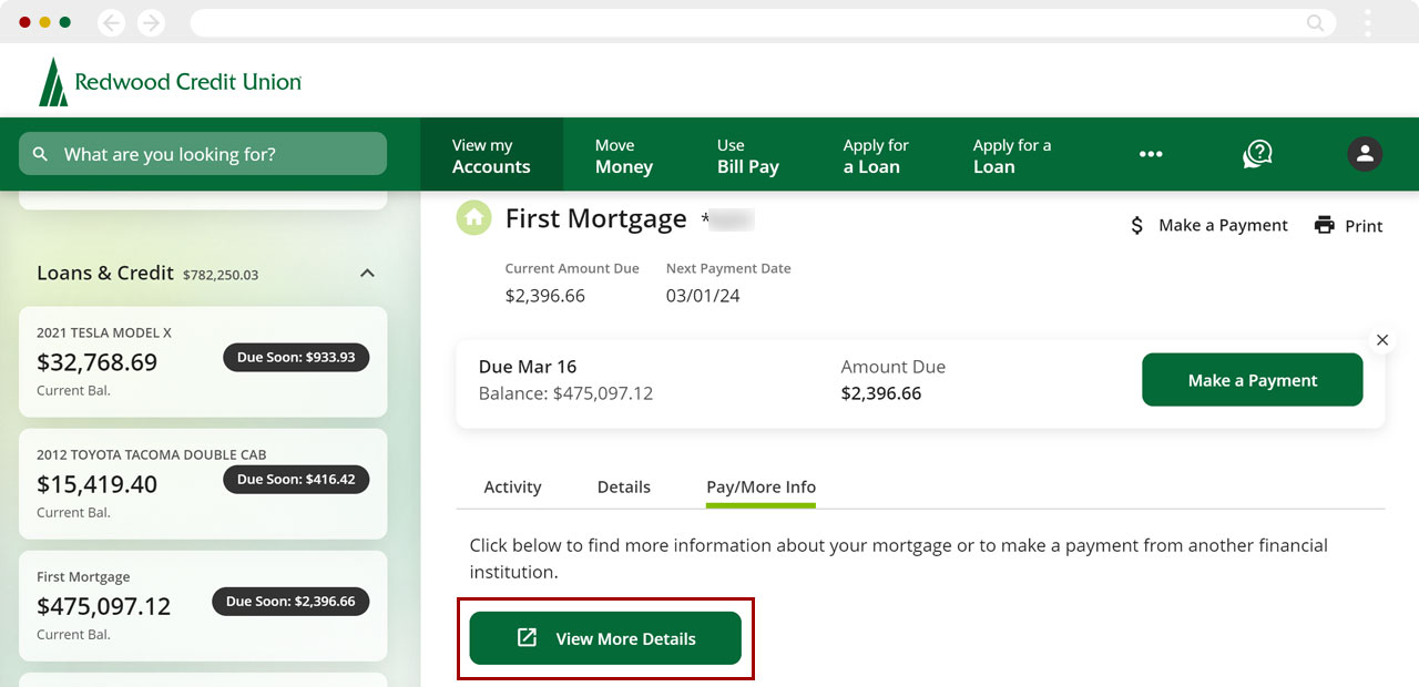 Finding mortgage tax statements in desktop, step 3