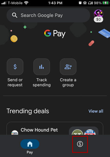 Adding a card to Google Pay in mobile, step 7