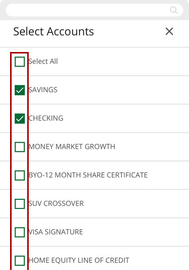 See recent transactions in mobile, step 3