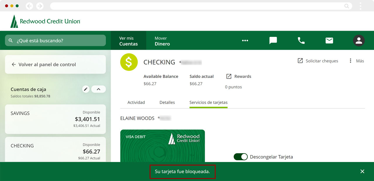 Como congelar or descongelar tarjetas usando una computadora, paso 2