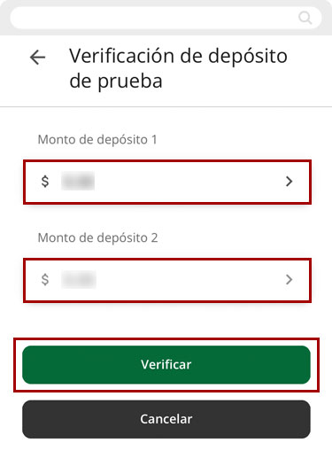 Ingresando cuenta externa manualmente usando un dispositivo m&oacute;vil, paso 6