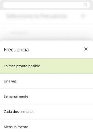 Haciendo un pago usando un dispositivo móvil, paso 4