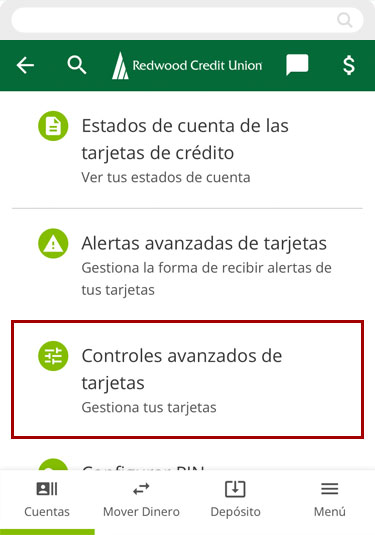 Regístrese para recibir alertas de tarjetas usando un dispositivo móvil, paso 3