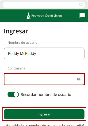 Cambie su cuenta única a la nueva banca digital RCU usando un dispositivo móvil, paso 5