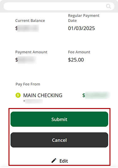 How to skip-a-pay mobile step 6