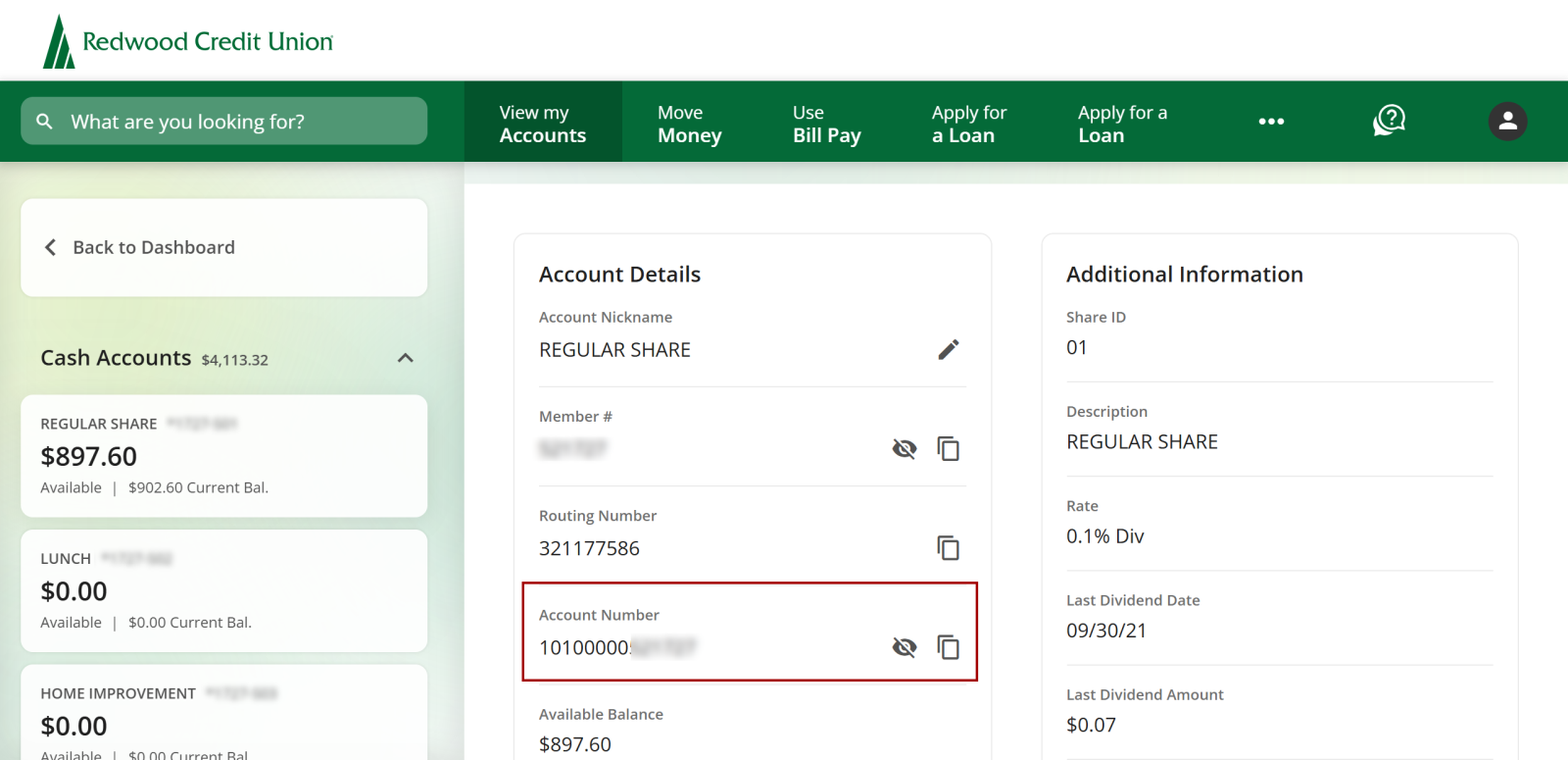 What is my account number desktop step 3