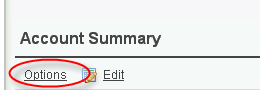 Account Options