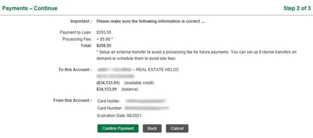 Payments with Debit Card Step 2