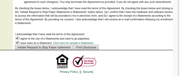 Image of Mortgage Detail Paperless Disclosure