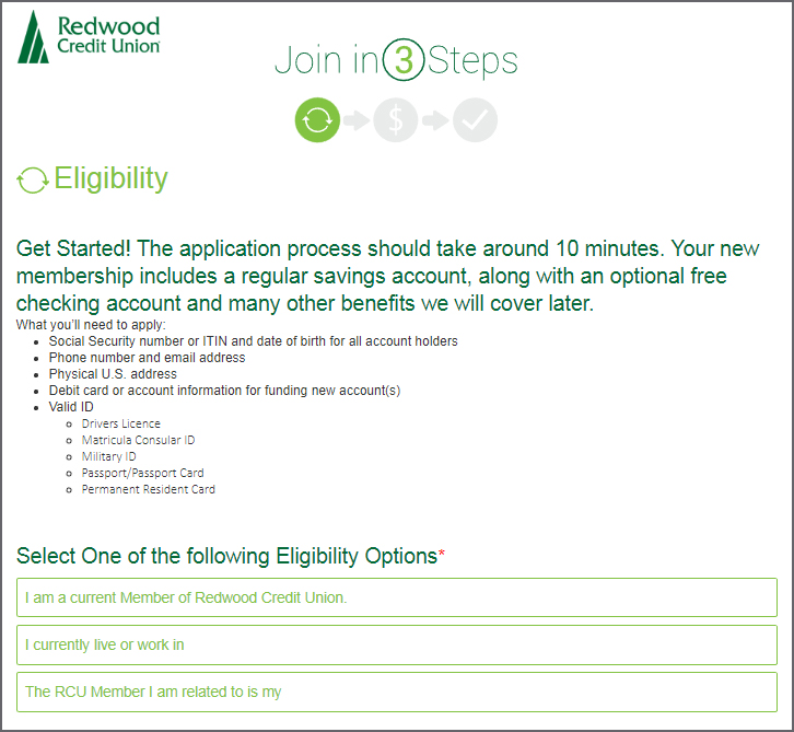 Eligibility First Step in Membership Process