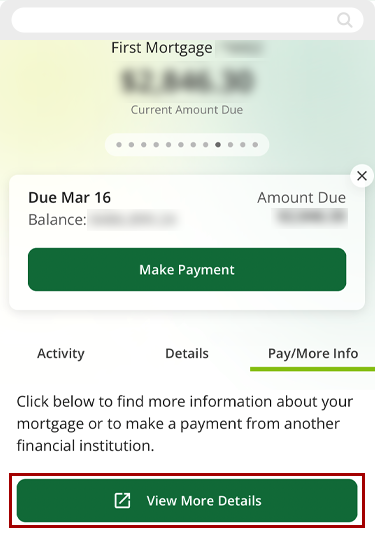 Enabling paperless statements on your first mortgage in mobile, step 3