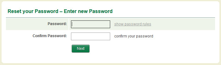 Image of Reset your Password