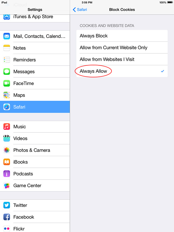 enable cookies safari ipad 2 enable cookies safari ipad 2