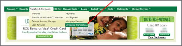 Scheduled Transactions
